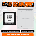 Screen Print Registration Template