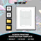 Screen Print Registration Template